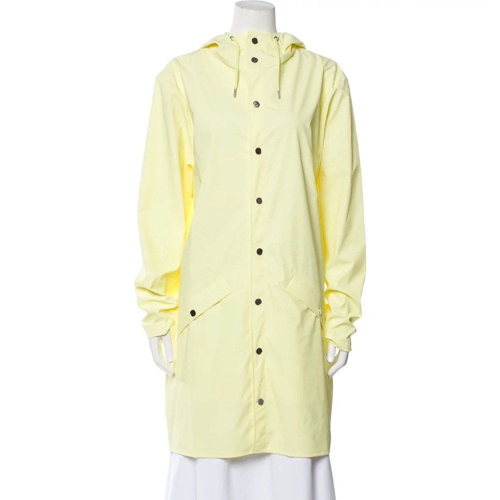 🍒 Brand New! Rains Long Jacket in Straw